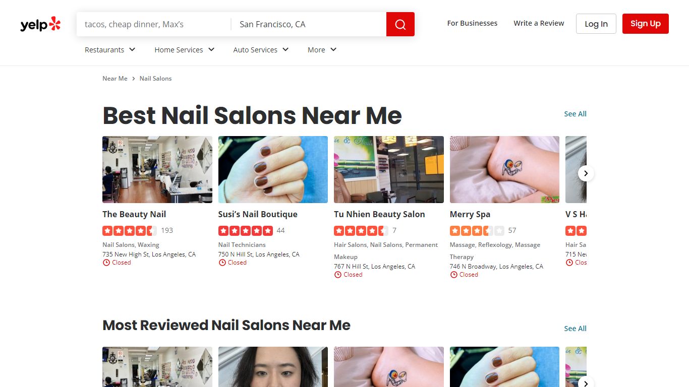 Best Nail Salons Near Me - Yelp